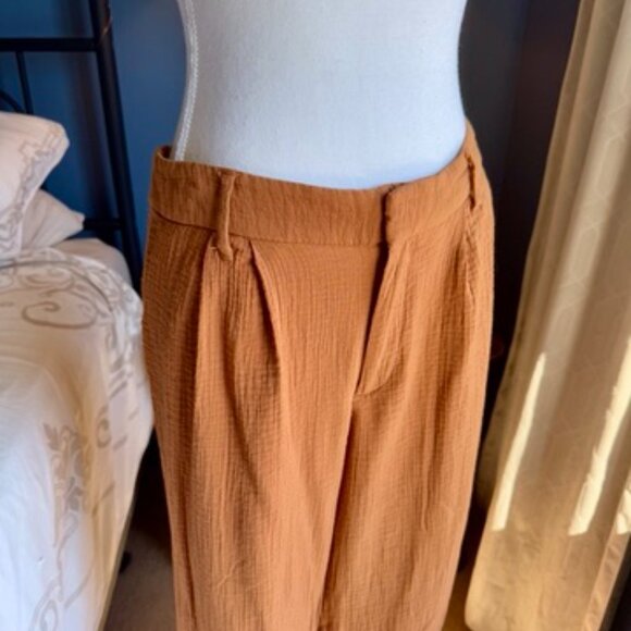 Butterscotch Wide Leg Pants - Picture 4 of 12